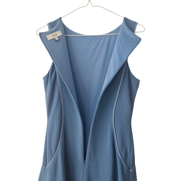 Reiss April Sapphire Fit and Flare Dress Size 6 - Picture 6 of 9
